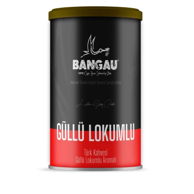 Güllü Lokumlu Türk Kahvesi 