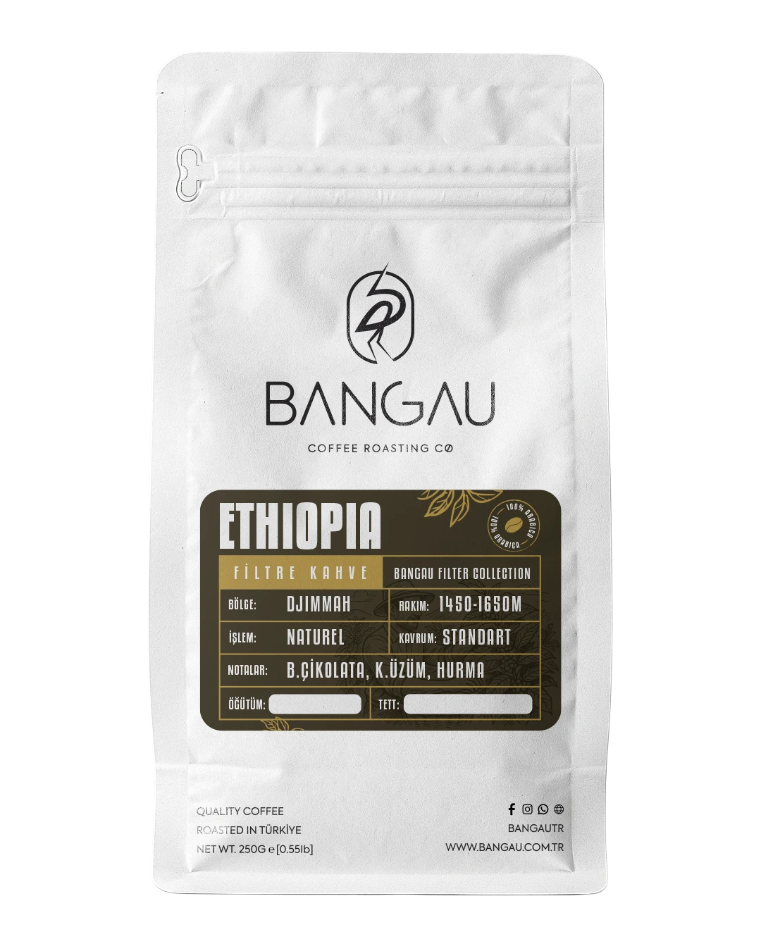 Ethiopia Filtre Kahve