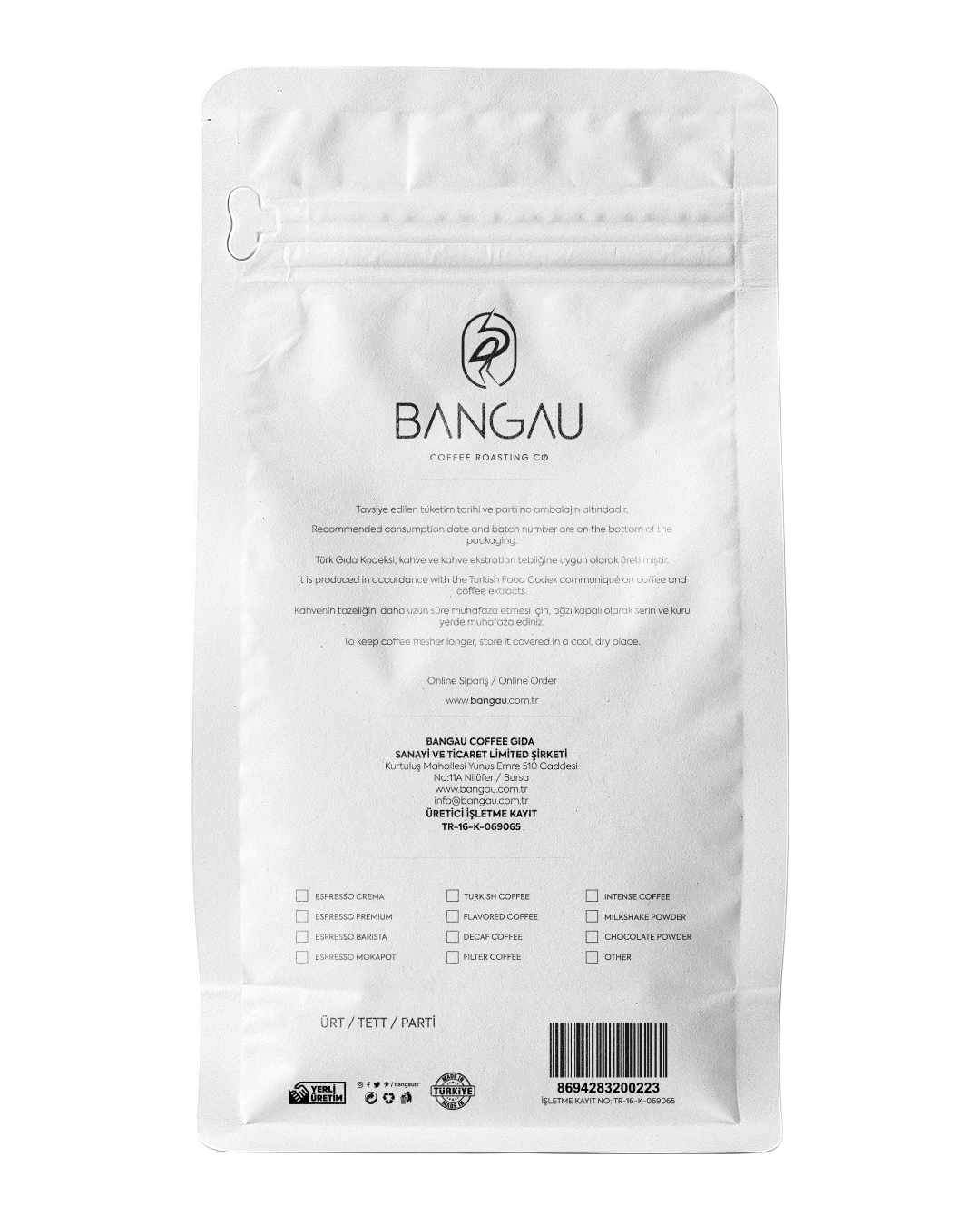 Harman İntenso - Espresso 250Gr